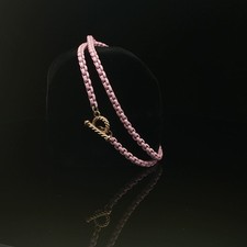 David Yurman Pink Enamel Bracelet 14in