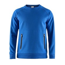 Craft Women  s Emotion Crew Neck Sweatshirt in Blue Size XS