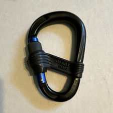 Black Diamond RockLock HMS Screwgate Locking Carabiner, Pear Shape