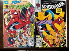 Spider-Man #16 #17 Marvel Thanos X-Force Marvel Comics 1991