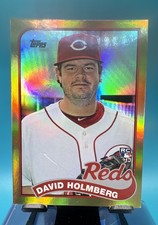 2014 Topps Archives - David Holmberg #166 Gold /199 (RC) C155 Scratch In Picture