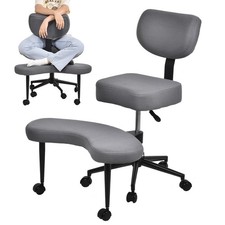 Meditation Chair, ADHD Chair, Cross Legged Office Chair With Wheels New