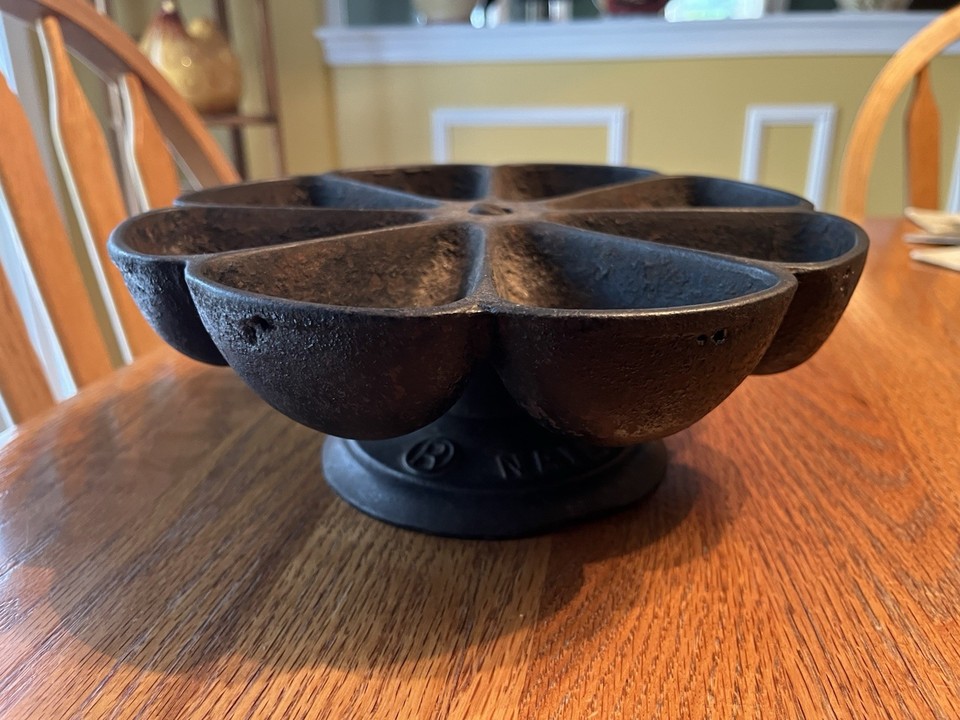 Revolving Bins Antique Cast Iron Nail Cup Rotating Caddy Holder Hardware Store 8 Bin ...