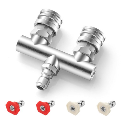 #ad Dual Pressure Washer Tips 2 in 1 Pressure Washer Nozzle Tips Pressure Wash ... $26.88