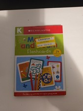 Scholastic Make-and-Learn Flashcards - Kindergarten - 24 Double Sided Cards NEW