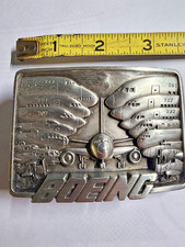1984 Limited Edition Boeing Pewter Belt Buckle
