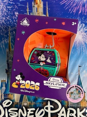 2026 Disney Parks Skyliner Gondola Dates Year Mickey Mouse Toy Display New