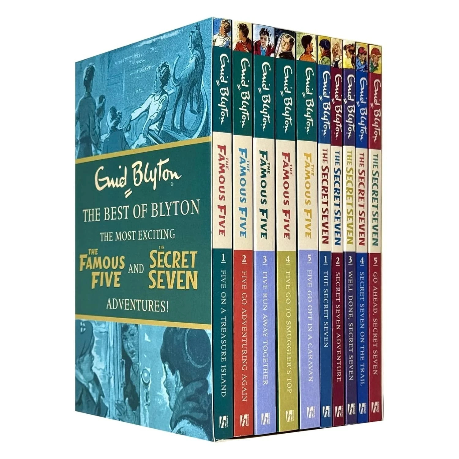 Best of Enid Blyton The Famous Five, The Secret Seven Adventures 10 Books Set - Image 3