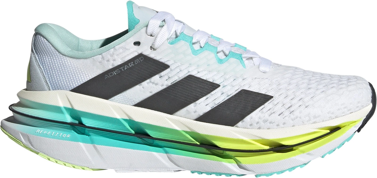adidas Adistar BYD Womens Running Shoes White Cushioned Carbon Sports Trainers