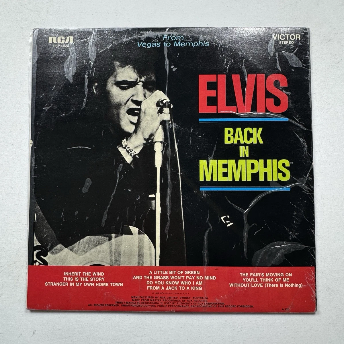 Elvis Presley In Person At The International Hotel Vinyl LP Victor 2LP Gatefold