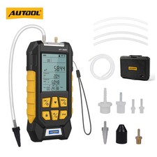 AUTOOL Digital Manometer Gas Pressure Meter Dual-Port Differential HVAC Tester