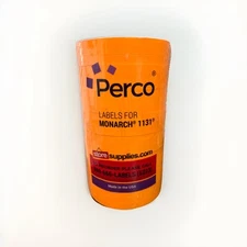Fluorescent Orange Pricing Labels for Monarch 1131 Price - 1 Sleeve, 8 Rolls