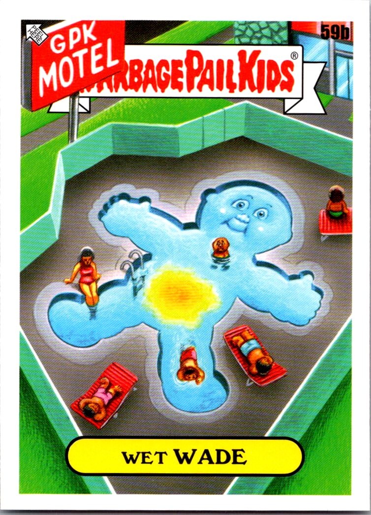 2021 Topps Garbage Pail Kids Go on Vacation #59a Pool Paul