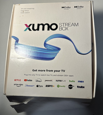 Xumo 4K UHD Stream Box Streaming Model SCXI11BEI Version 1.1 (No Remote)