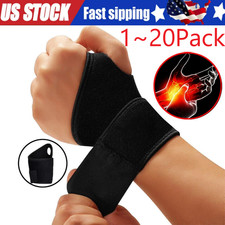 Wrist Hand Brace Support Carpal Tunnel Sprain Arthritis Gym Splint Left / Right