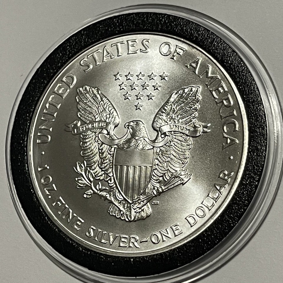 Colorized Ase 2000 ASE American Eagle Colorized Painted Coin 1 Troy Oz .999 Fine ...