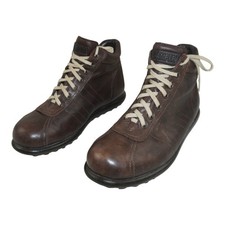 Camper 42,5 Herren Pelotas Stiefeletten Schnürschuhe Boots Braun Leder