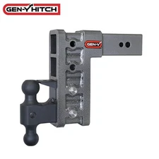 Gen-Y Mega Duty 9" Drop Hitch 32K Dual-Ball w/ Pintle Lock For 3" Receiver