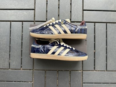 Adidas Samba x Wales Bonner navy croc blau Größe 36 2/3 US 4.5 NEU/OVP