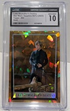 Luke Skywalker's Destiny Star Wars Sapphire ROTJ #94 Topps Gold 04/15 CGC 10
