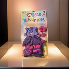 Vintage TY Gear For Beanie Unisex Kids Purple Pink The In-line Skater Outfit