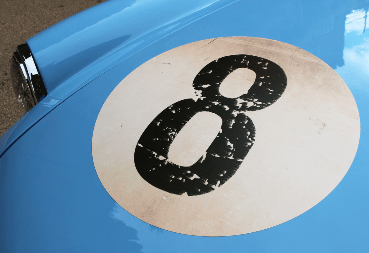 Retro Style 66 Racing Number Retro Race Numbers