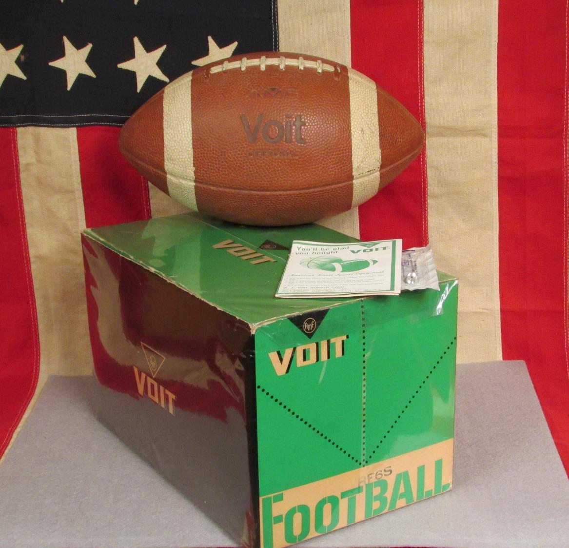 Vintage Voit Official Size Football w/ Original Box AMF