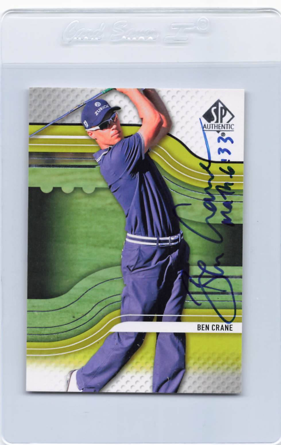 2012 SP Authentic Golf #36 Ben Crane Signed Auto *J8958