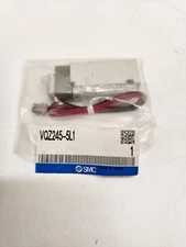 NEW OLD STOCK! SMC 3 PORT BASE MOUNTED SOLENOID VALVE VQZ245-5L1