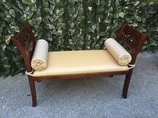 DIVANETTO DORMEUSE PANCHINA  PANCHETTA IMBOTTITA CAMERA DA LETTO INGRESSO