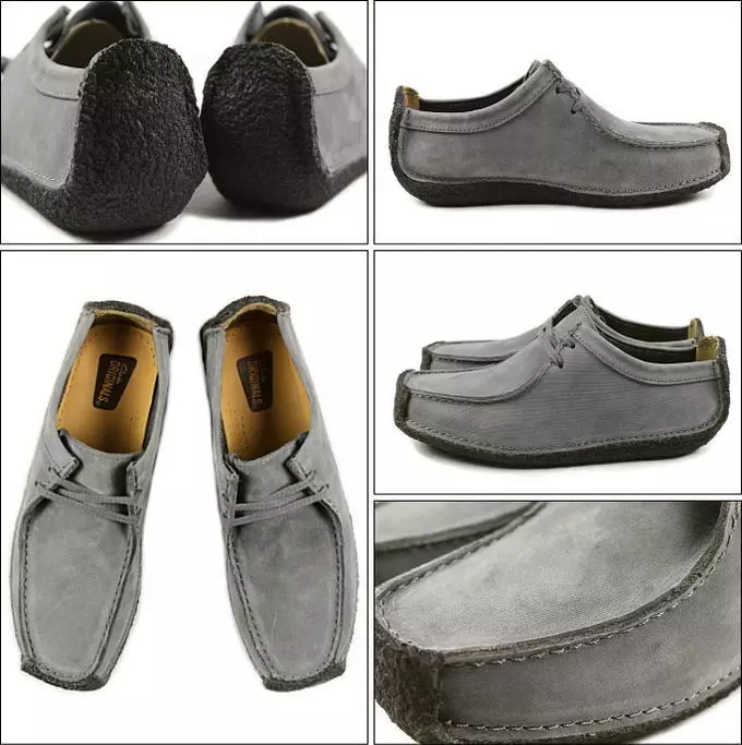 Clarks Originals Womens X Natalie Grey Nubuck , Casual Shoe UK 3,4,5,6 D
