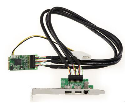 Firewire 400 And 800 IEEE1394 A/B Controller Card On mPCIe Port TI XIO2213BZAY
