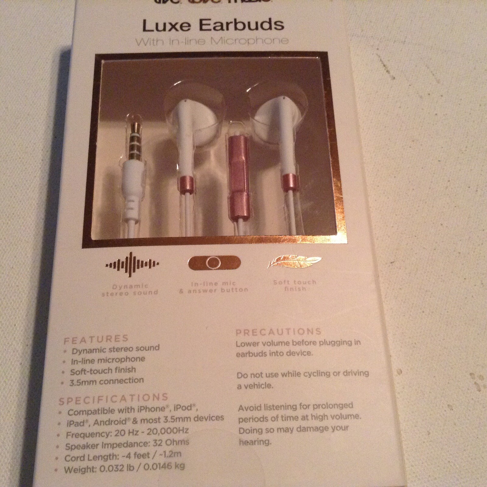 Live Love Music Luxe Earbuds With In 