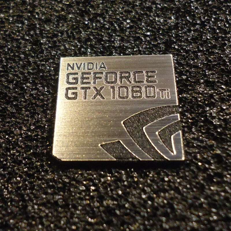 Nvidia GEFORCE GTX 1080Ti PC Logo Label Decal Case Sticker Laptop