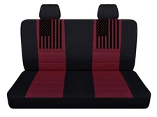 Truck Seat Covers Fits Ford F150 1992-1996 with  American Flag Car Seat Covers