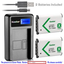 Kastar Battery LCD Charger for Sony NP-BX1  Sony Cyber-shot DSC-HX300 Camera