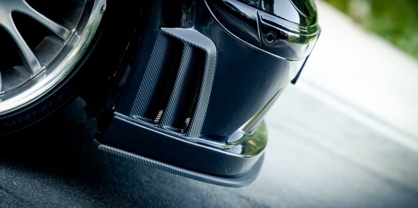 Spoilerlippe Frontspoiler Schwarz FüR Mercedes CLK W209 AMG Black Series **-image