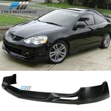 Fits 02-04 Acura RSX DC5 PU Sport Style Black Front Bumper Lip Spoiler Bodykit