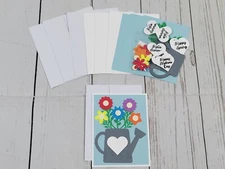 Happy Spring/hello Summer/Happy Mother's Day Greeting Card Kit #3 [Lot of 4]