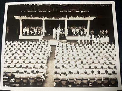 1938 Annapolis Naval Academy Graduation Day Adolphus Andrews Type 1 Press Photo