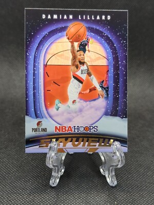 2023-24 Panini NBA Hoops - Skyview Winter #23 Damian Lillard