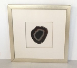 Pottery Barn Framed Agate Shadow Box Black 13 5 X 13 5 Msrp