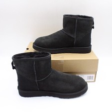 UGG - Classic Mini II Womens Winter Ankle Boot Black SZ 11 1016222 New With Box