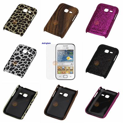 Hart Schale für Samsung Galaxy Ace Duos S6802 - Glitzern - Leopard -Schutzhüllen