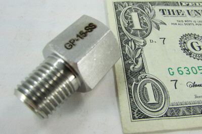 #ad New O#x27;Keefe 1 4quot; NPT 303 Stainless Pressure Gauge Snubbers .015 Orifice GP 15 SS $12.99