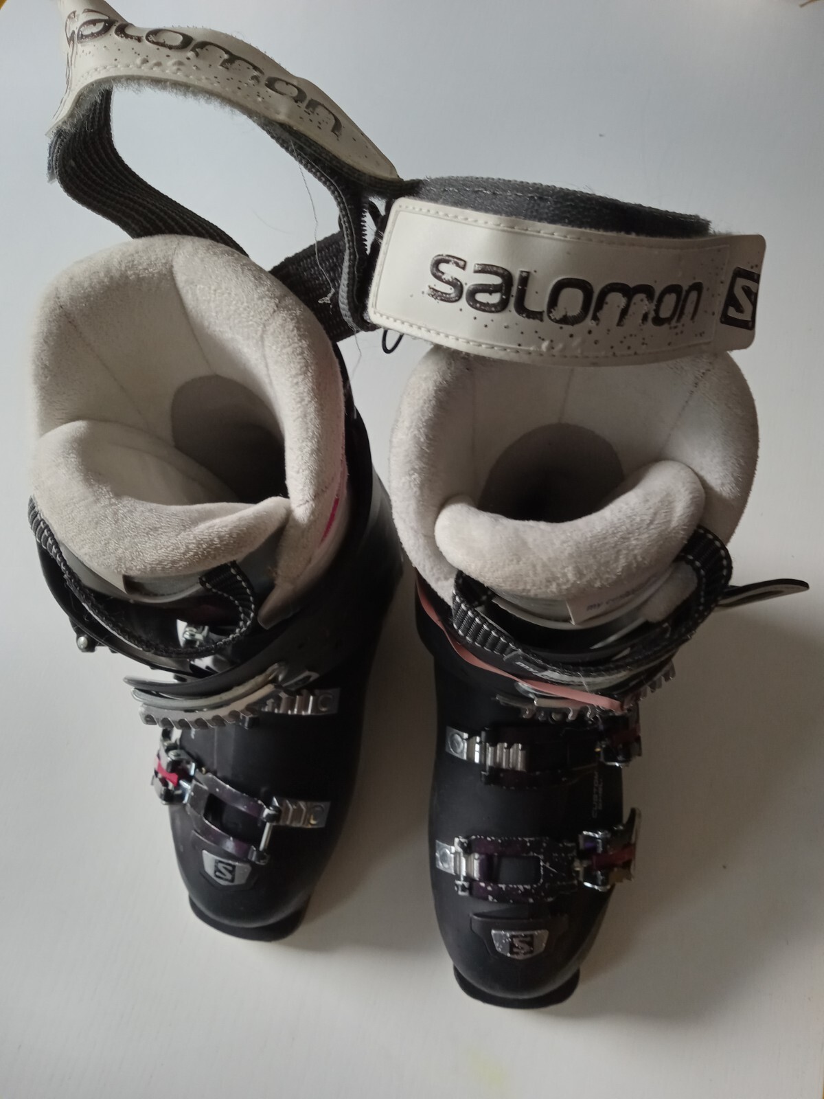 Scarponi da sci invernali Salomon X Pro X80W neri donna Mondopoint taglia 26 5