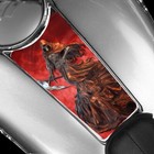 GRIM REAPER IN HELL | Tank Dash Panel Insert Fits Electra & Road Glide 98 07