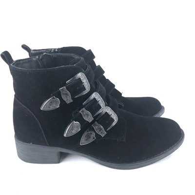 rampage black booties