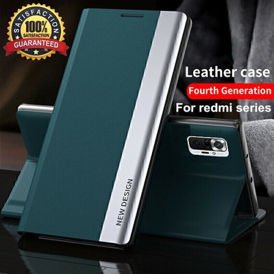Hülle Für Xiaomi Redmi Note 11 10 9 8 Pro 8T 9A 9C Luxus Leder Flip Schutzhülle