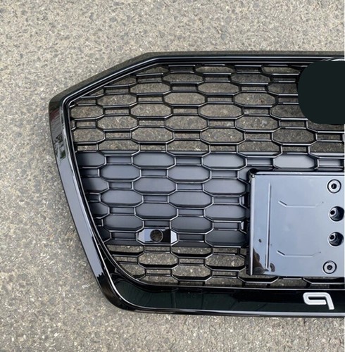 Parachoques delantero negro parrilla de panal estilo RS6 para Audi A6 S6 C8 2019-2023 - Imagen 6 de 6